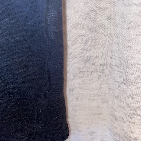 We The Free People Blue Ombre Oversized 3/4 Sleeve Size Small - Picture 4 of 6